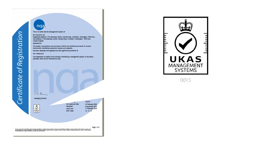 BioGene ISO 9001 certificate download