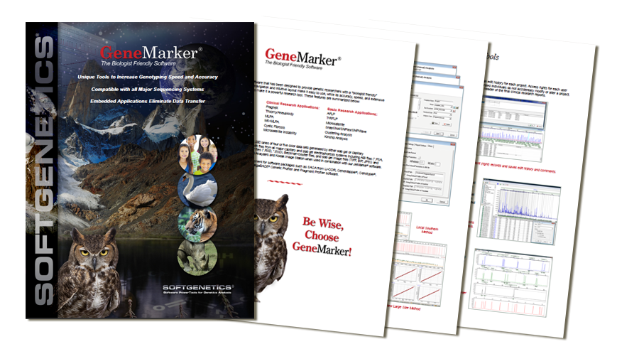 SoftGenetics GeneMarker brochure download